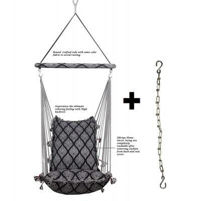 Kkriya Home Decor ®Jumbo Hammock N Swing Black Item Name (aka Title)