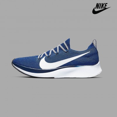 Nike Blue Zoom Fly Flyknit Running Shoes For Men - AR4561-400