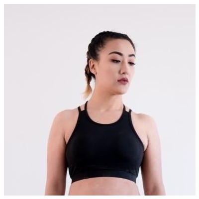 Yala Wears Black Sports Bra