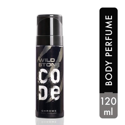 WILD STONE Code Chrome Perfumed Body Spray For Men,120 ml