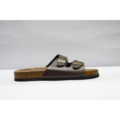 Lupth-Hansa 2 Stripe Sandal for Men Brown