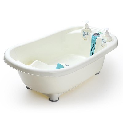 Baby Bath Tub with Bath Rack and Thermometer