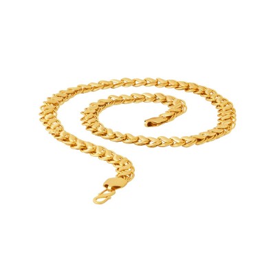 Voylla Voylla Designer Chain Necklace for Men (Golden)