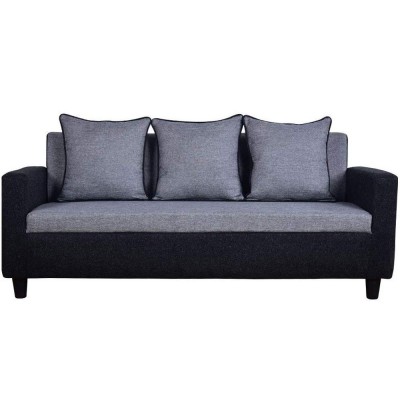 Furny Herostyle Three Seater Sofa (Grey-Black)