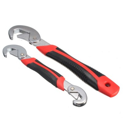 2pcs Multi-Function Quick Adjustable Wrench Spanner Set
