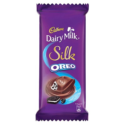 Cadbury Dairy Milk Silk Oreo Chocolate Bar, 130g (Pack of 3)