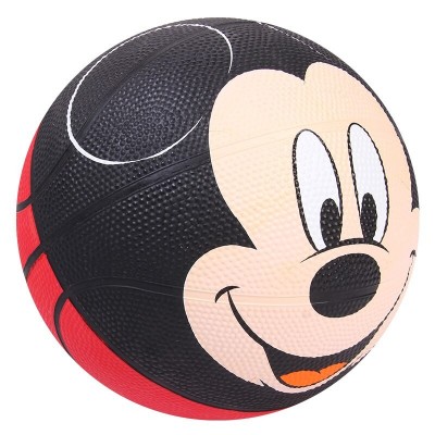 Mickey mouse basketball ball size 3 panier basketball cute cartoon kids children outdoor playing game ball rubber basket ball