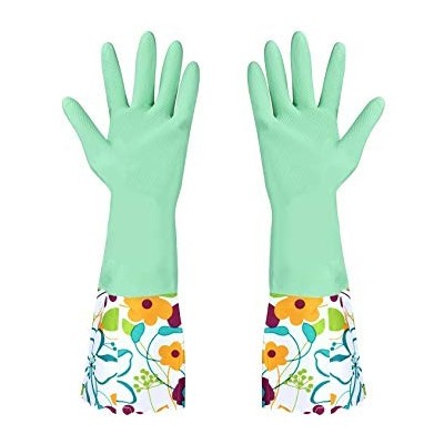 Kitchen Dish Washing And Cleaning Gloves With Sleeve