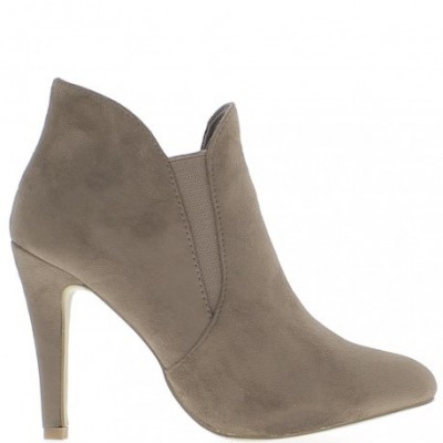 Pointed Suede Ankle Boot For Women