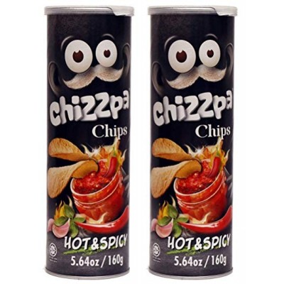 Chizzpa Hot & Spicy Potato Chips - 160 gm